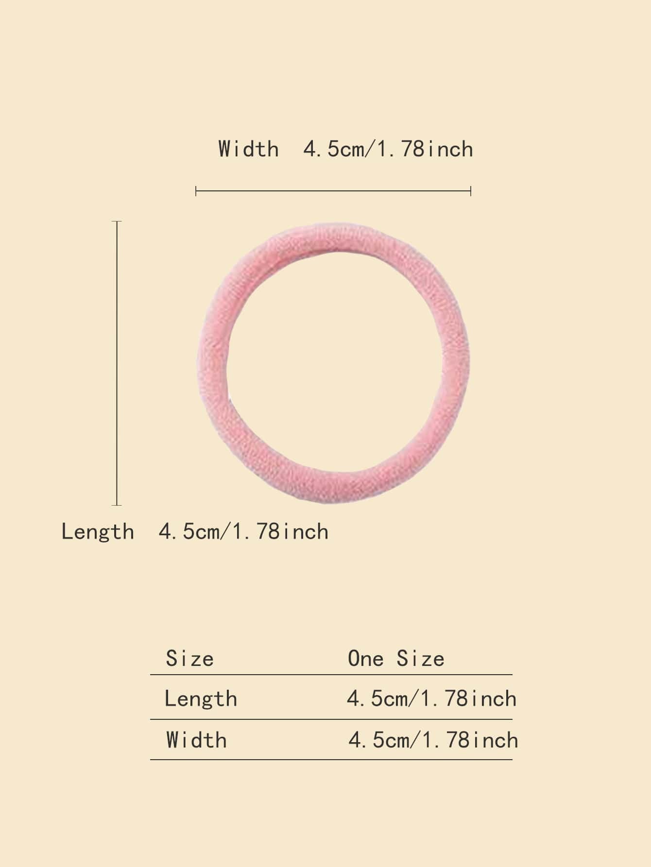 50Pcs/Container 4Cm Diameter Nylon Seamless Solid Color Hair Ties Suitable for Women, Perfect for Making Buns