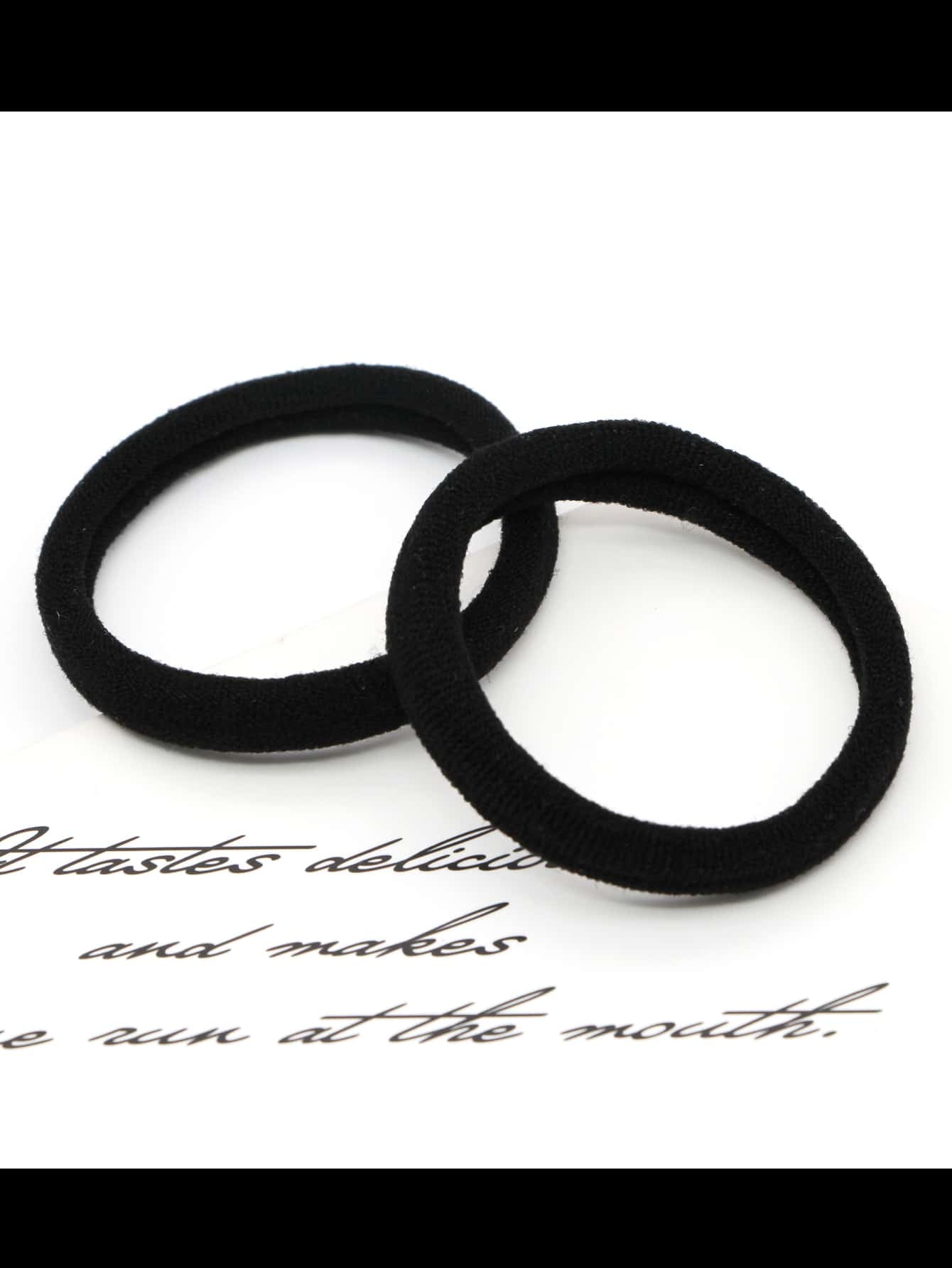 50Pcs/Container 4Cm Diameter Nylon Seamless Solid Color Hair Ties Suitable for Women, Perfect for Making Buns