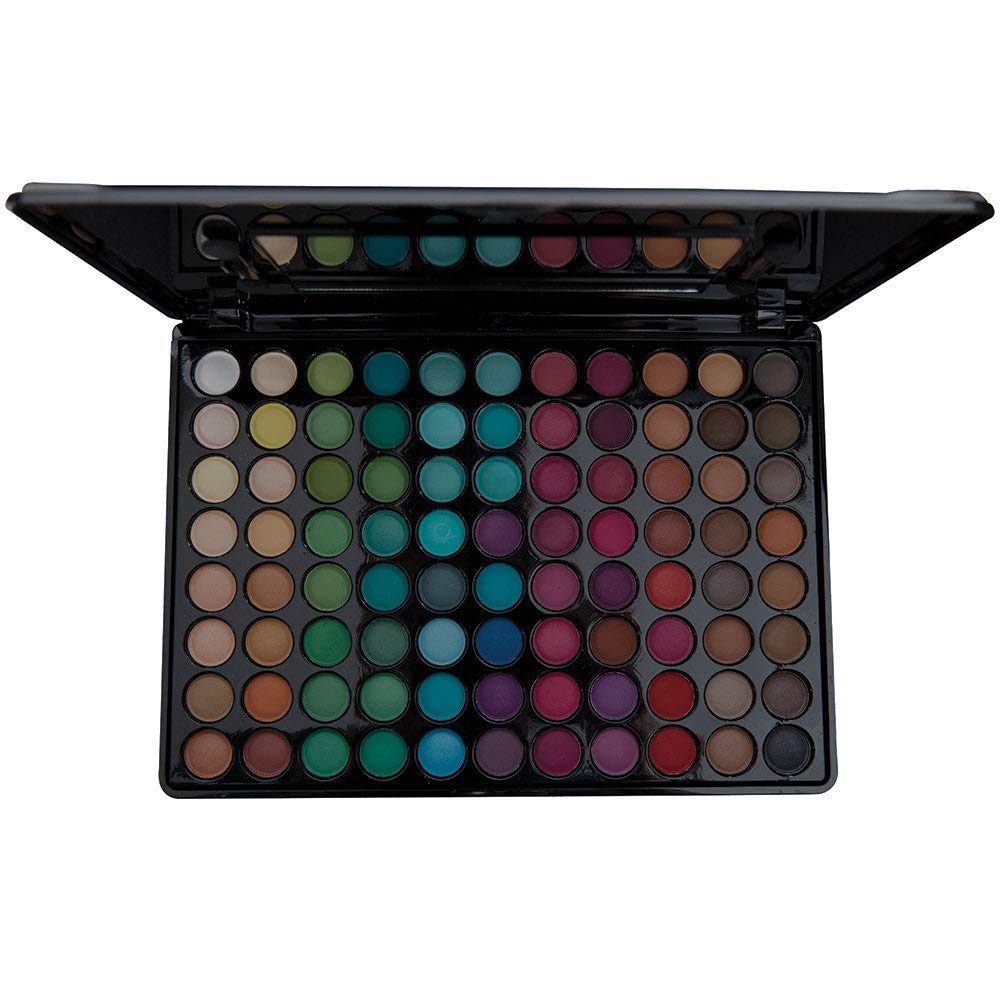 Bebeautiful Professional Makeup Eyeshadow Palette with Applicators, 88-Color Palette, Matte